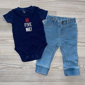Baby Boys Two-Piece Outfit Size 6 Months